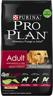 ALIMENTO PERRO - PROPLAN - ADULTO RAZA MEDIANA ALIMENTO PERRO - PROPLAN - ADULTO RAZA MEDIANA