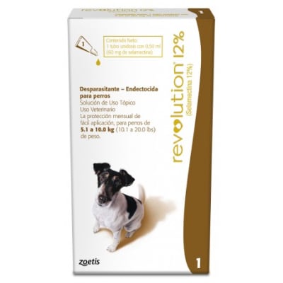 ANTIPARASITARIO INTERNO Y EXTERNO PERRO - REVOLUTION - 5.1 A 10 KG1