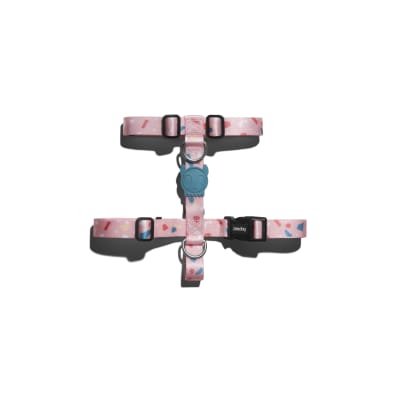 ARNES PERRO - ZEE DOG - TERRAZO ROSE H HARNESS ARNES PERRO - ZEE DOG - TERRAZO ROSE H HARNESS