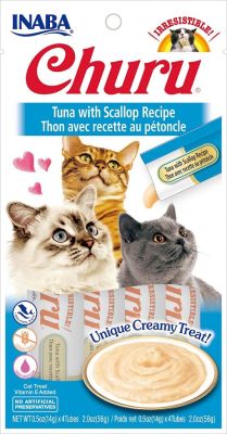 SNACK GATO - INABA - CHURU - ATUN CON ESCALOPA SNACK GATO - INABA - CHURU - ATUN CON ESCALOPA