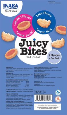 SNACK GATO - INABA - JUICY BITES - POLLO CON ATUN SNACK GATO - INABA - JUICY BITES - POLLO CON ATUN