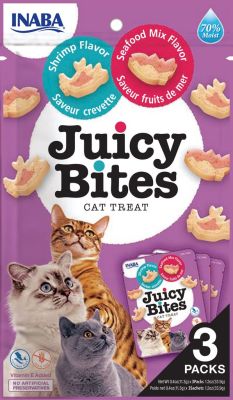 SNACK GATO - INABA - JUICY BITES - CAMARONES Y MARISCOS SNACK GATO - INABA - JUICY BITES - CAMARONES Y MARISCOS