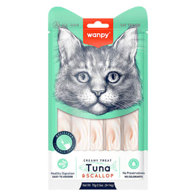 SNACK DE GATO - WANPY - CREAMY ATUN CON OSTIÓN1