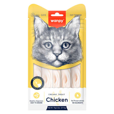 SNACK DE GATO - WANPY - CREAMY DE POLLO1