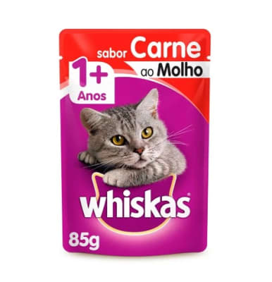ALIMENTO HUMEDO GATO - WHISKAS - CARNE