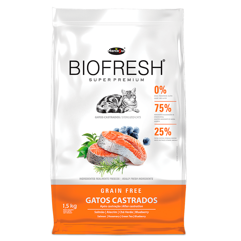 ALIMENTO GATO - BIOFRESH - GATO CASTRADO 1
