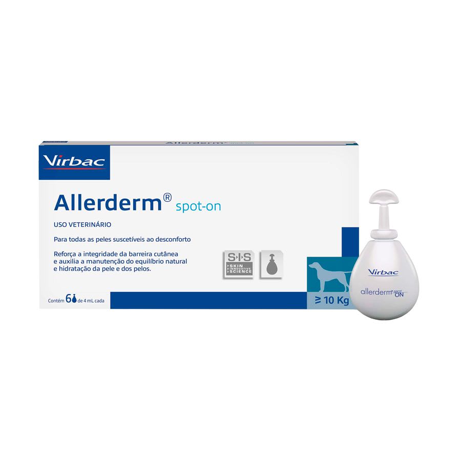 AMPOLLA PERRO - VIRBAC - ALLERDERM SPOT ON - MAYORES A 10 KG1