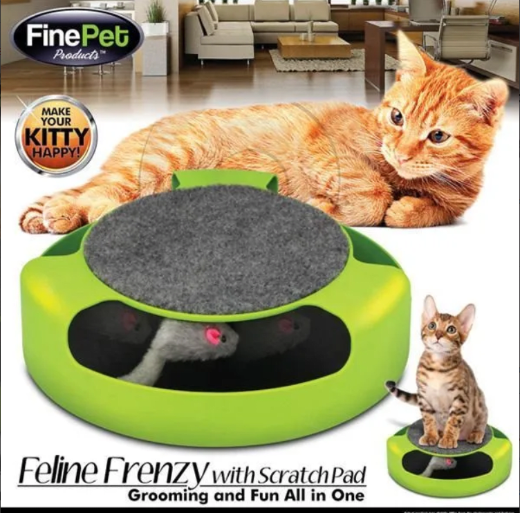 JUGUETE GATO - FELINE FENZY - CON RASCADOR3