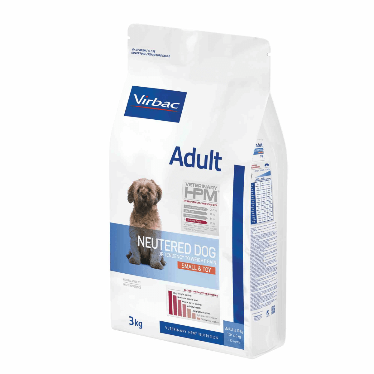 ALIMENTO PERRO - VIRBAC - ADULT - NEUTERED DOG SMALL & TOY 0