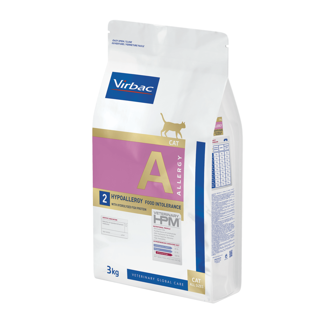ALIMENTO GATO - VIRBAC - HYPOALLERGY1
