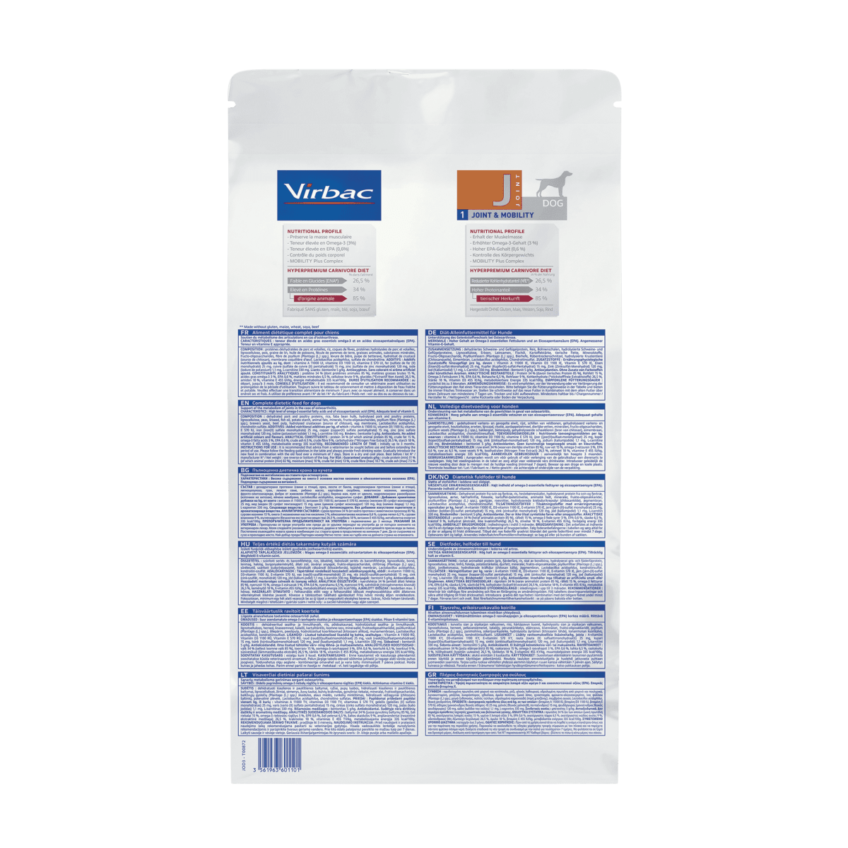 ALIMENTO PERRO - VIRBAC - JOINT & MOBILITY2