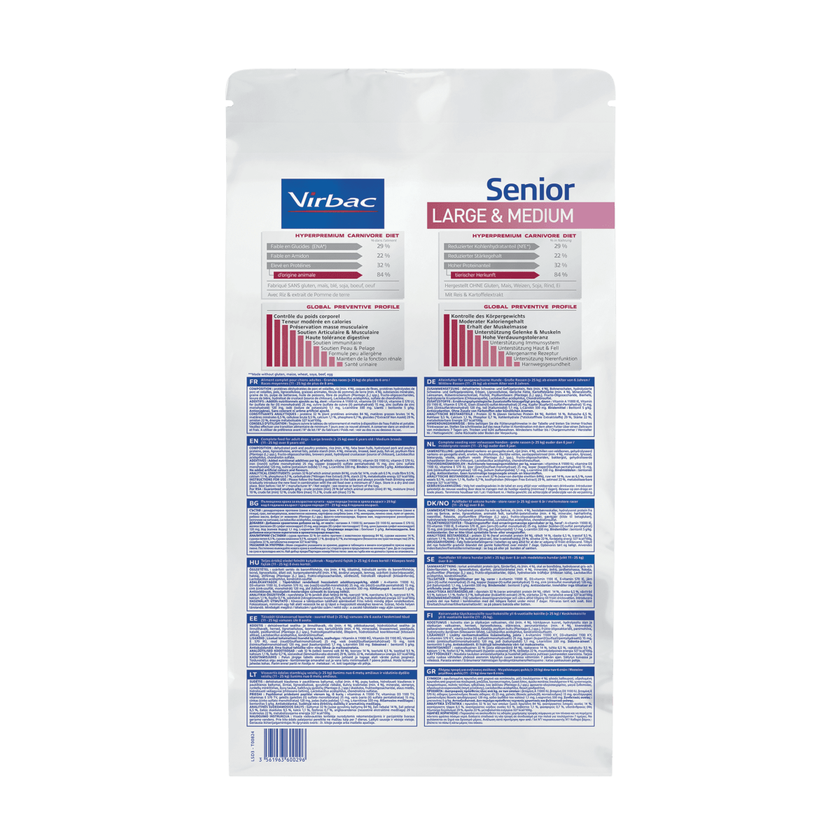 ALIMENTO PERRO - VIRBAC - SENIOR LARGE & MEDIUM2