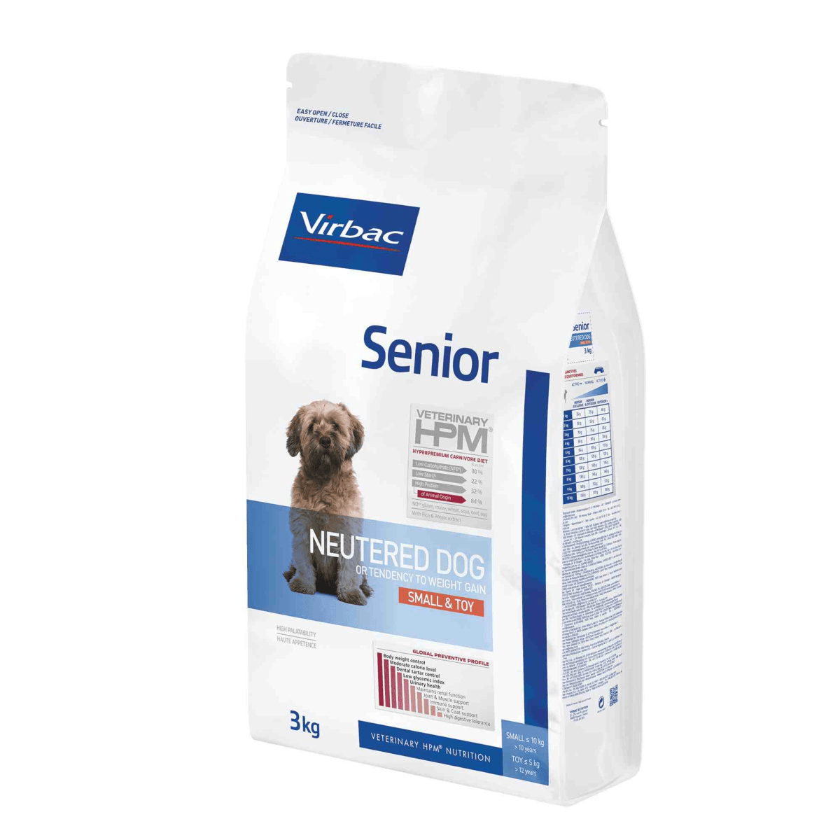 ALIMENTO PERRO - VIRBAC - SENIOR NEUTERED DOG SMALL & TOY 0