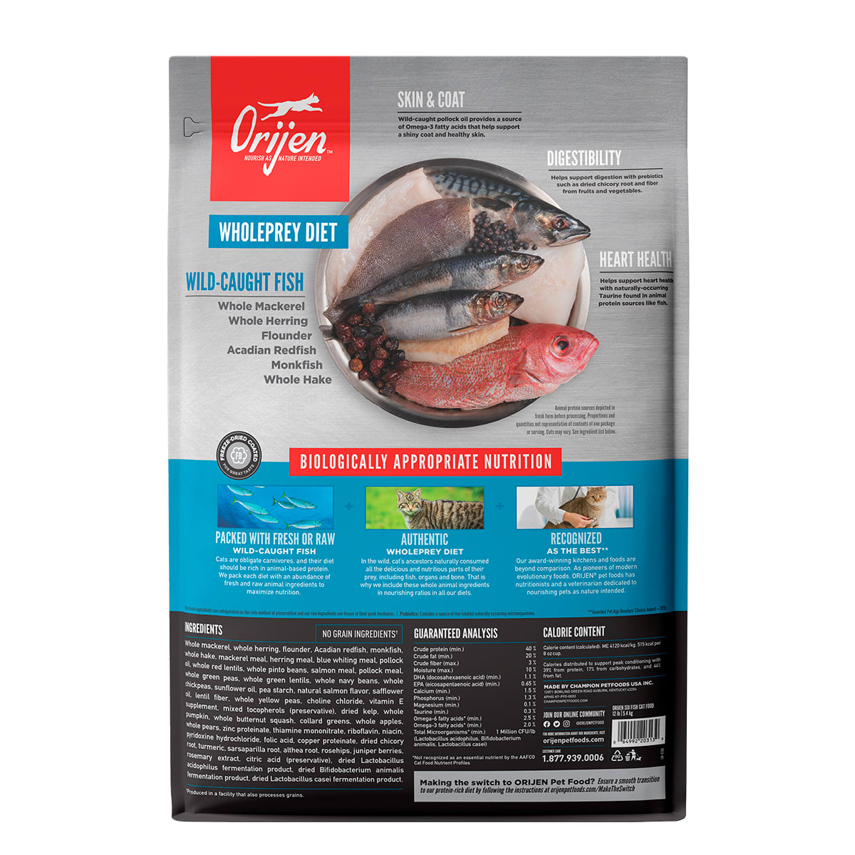 ALIMENTO GATO - ORIJEN - SIX FISH2