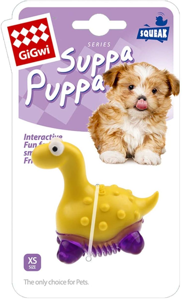 JUGUETE PERRO - GIGWI - SUPPA DINOSAURIO 5