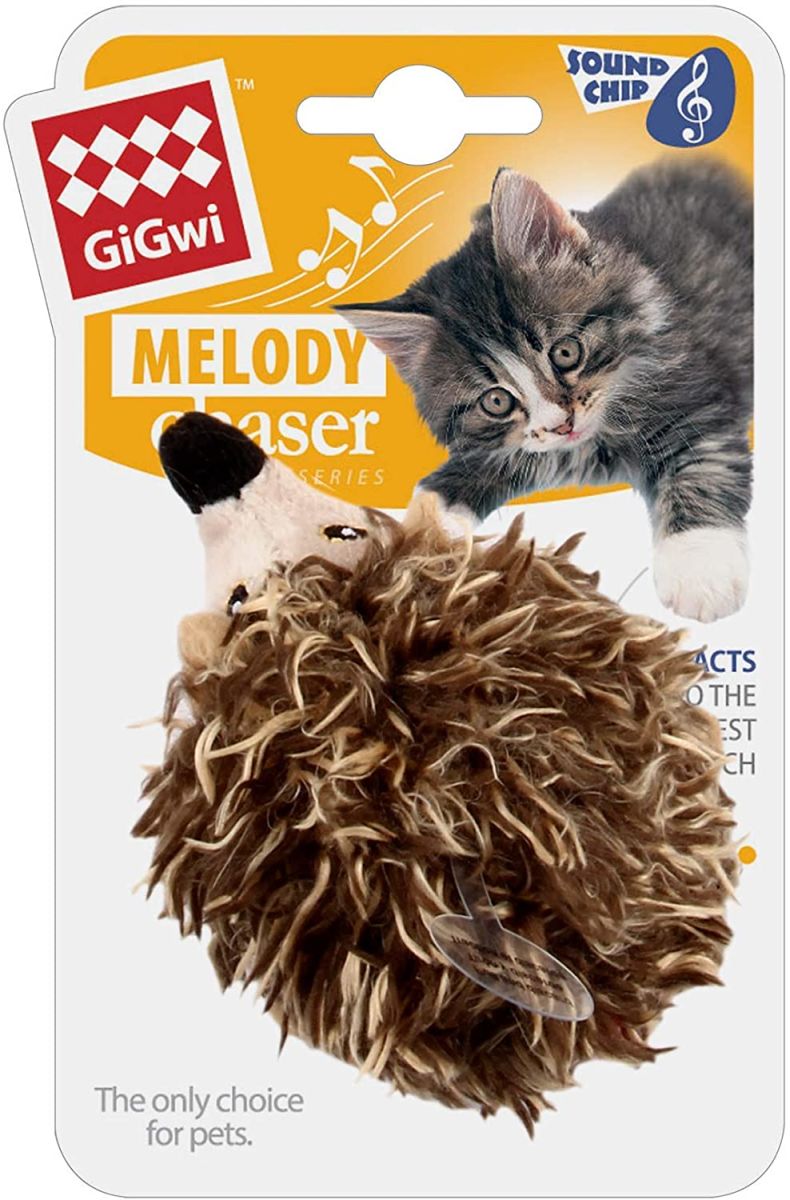 JUGUETE MASCOTA - GIGWI - ERIZO MELODY CHASER 1