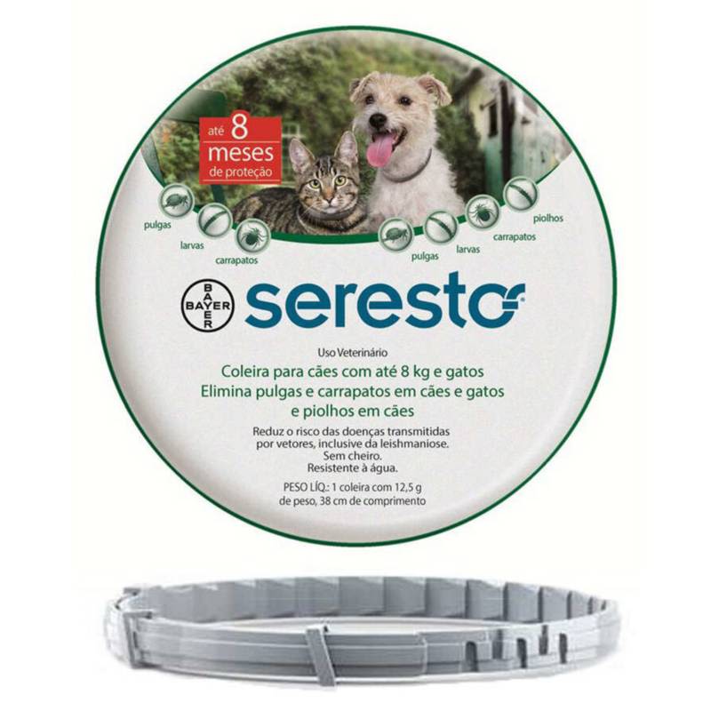 ANTIPULGAS MASCOTA - SERESTO - < 8 KG 0