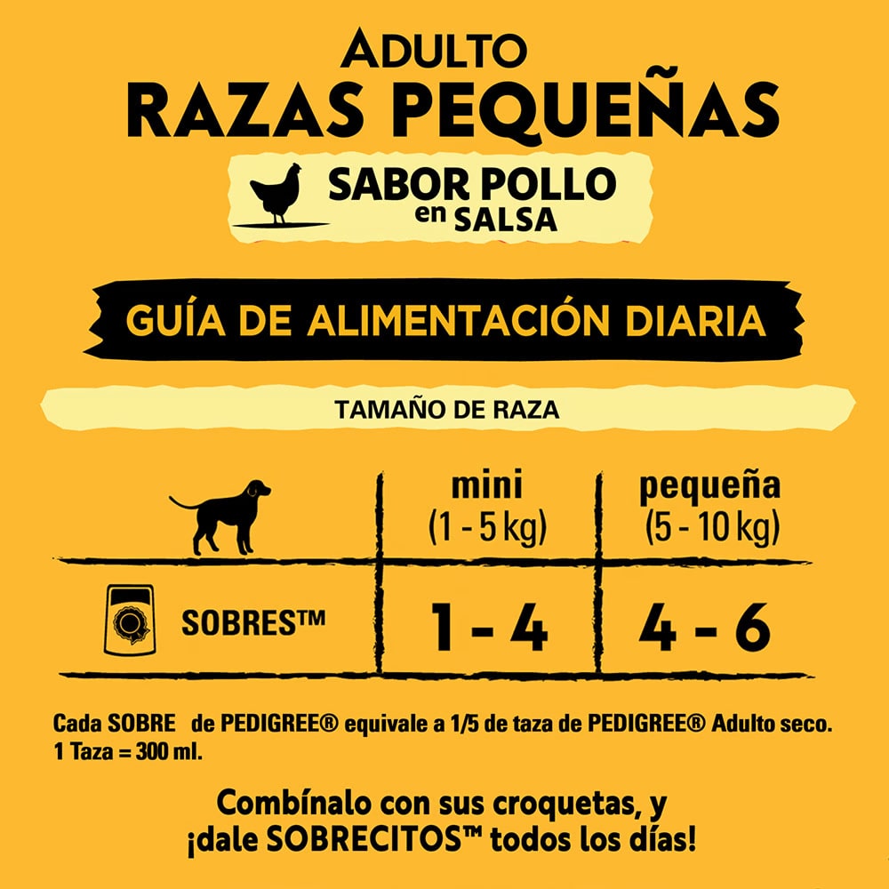 ALIMENTO HUMEDO PERRO - PEDIGREE - POUCH ADULTO RAZA PEQUEÑA POLLO6