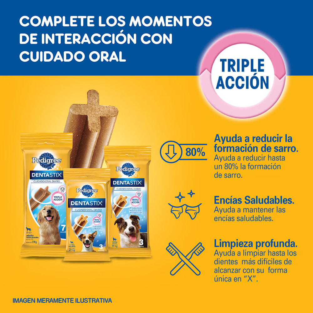 SNACK PERRO - PEDIGREE - GALLETA BISCROCK MULTI7
