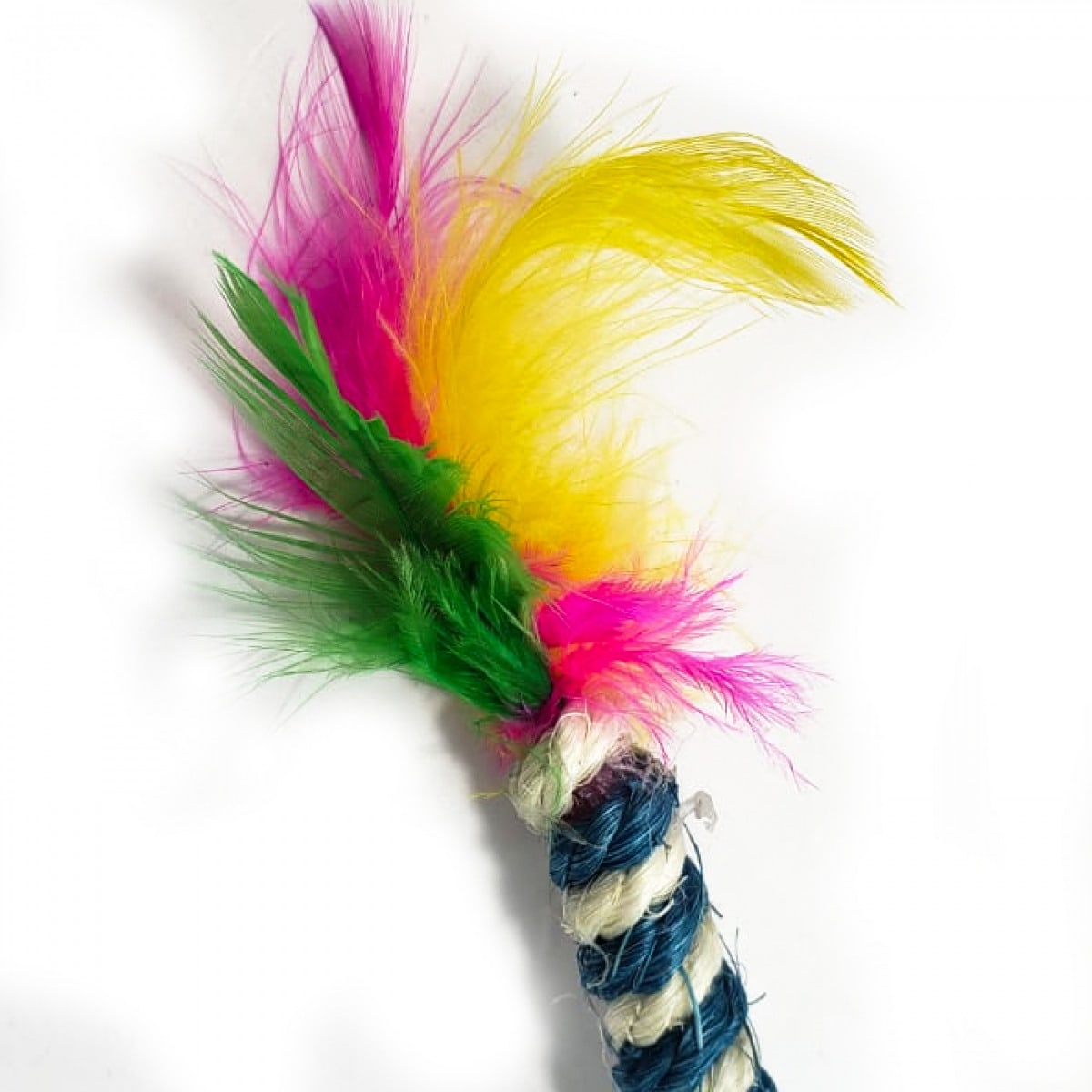 JUGUETE GATO - WONDER CAT - CASCABEL CON PLUMAS1