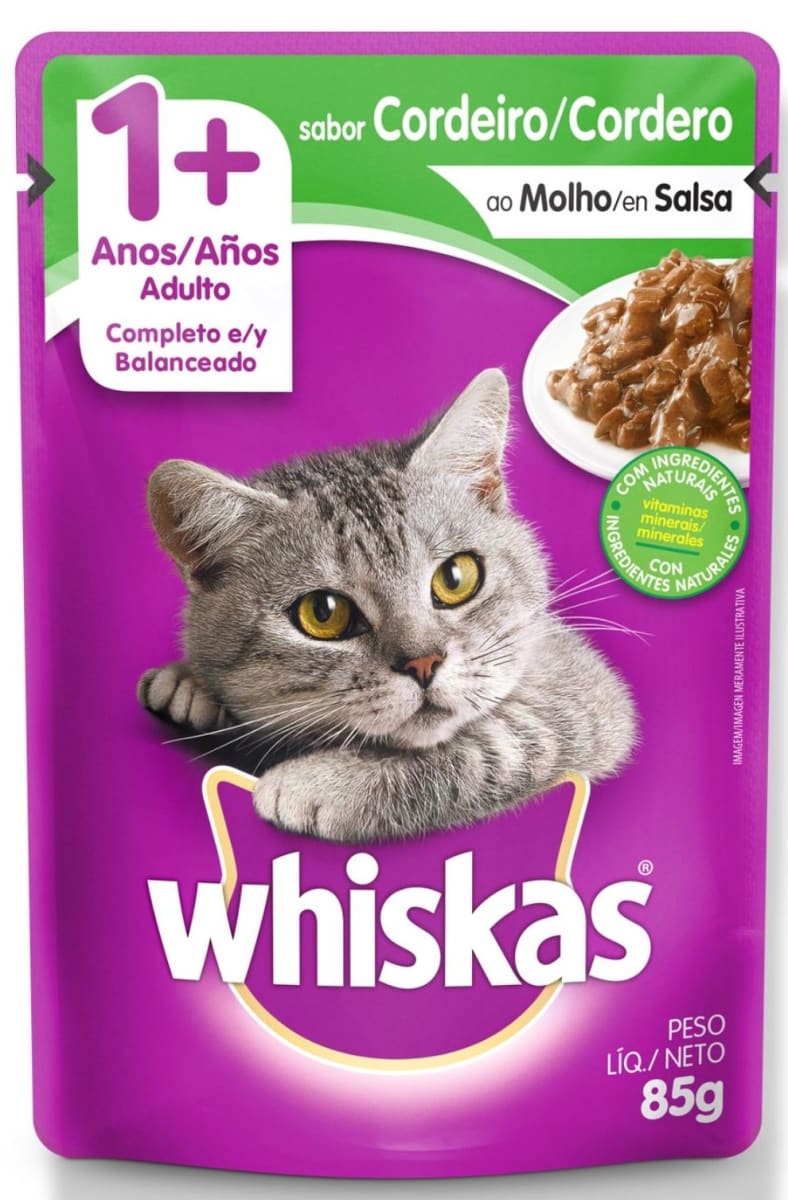 ALIMENTO HUMEDO GATO - WHISKAS - ADULTO CORDERO1