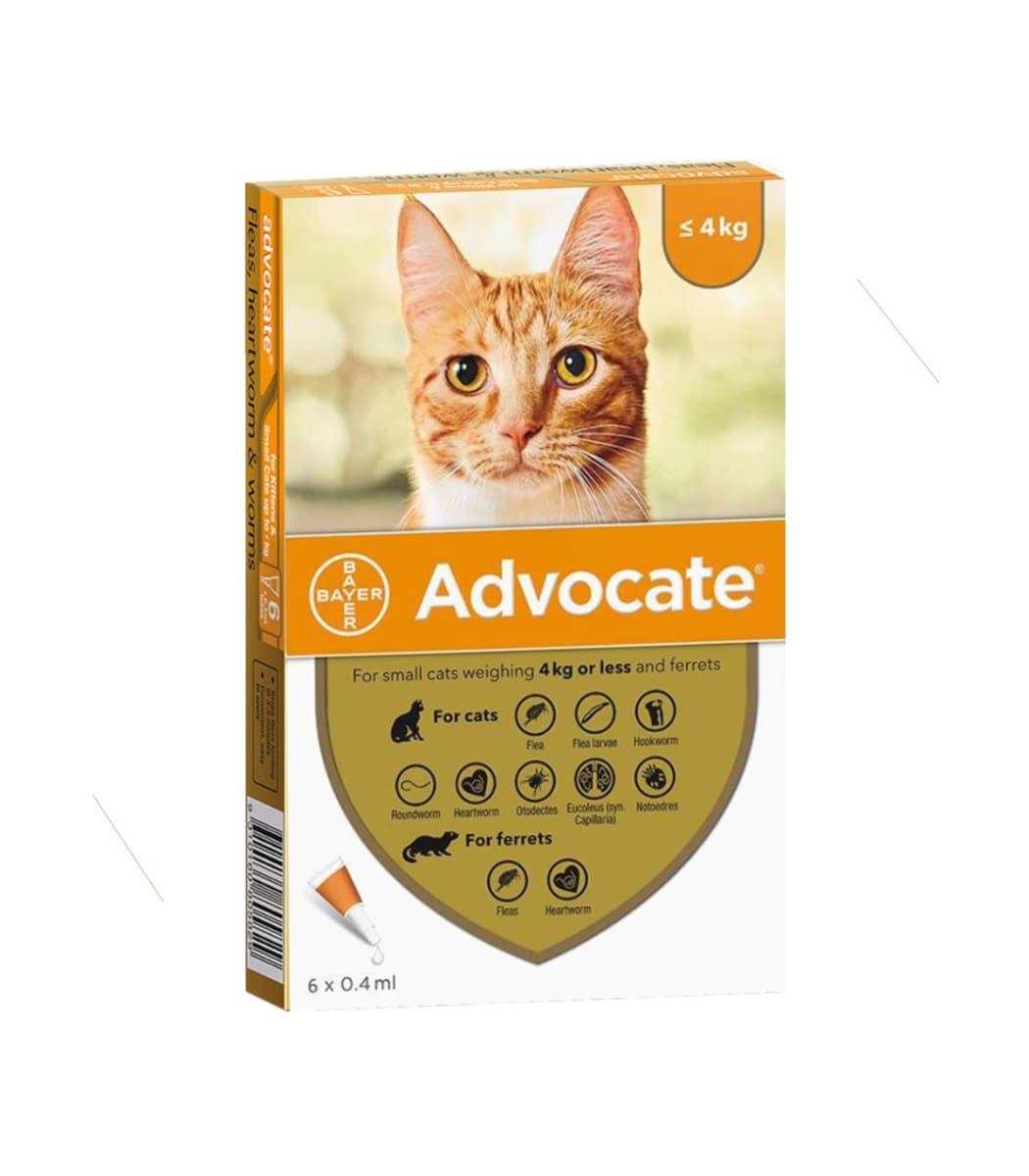 ADVOCATE - BAYER - HASTA 4 KILOS 0