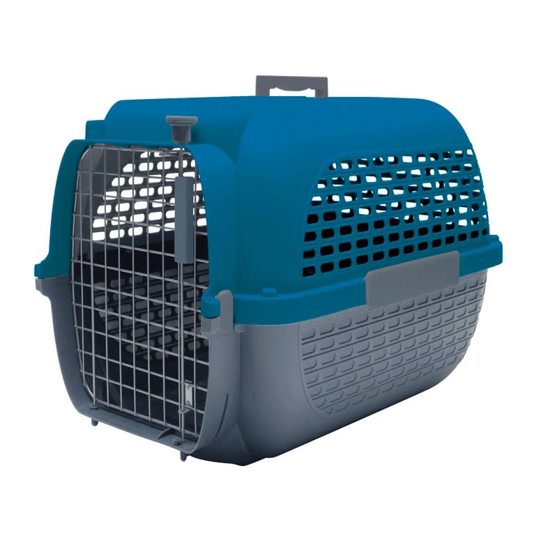 TRANSPORTADOR MASCOTA - DOG IT - AZUL / GRIS1