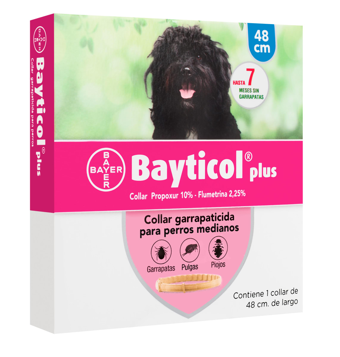 ANTIPARASITARIO PERRO - BAYER - COLLAR BAYTICOL PLUS2