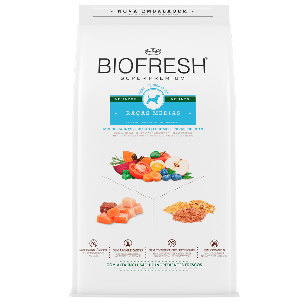 ALIMENTO PERRO - BIOFRESH - ADULTO RAZA MEDIANA 1