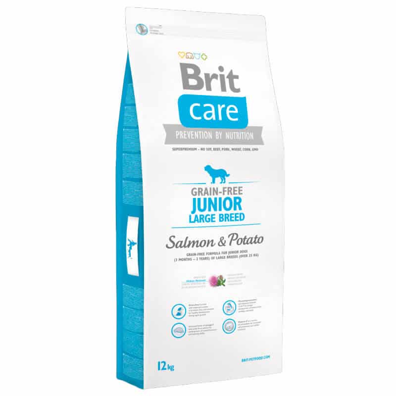 ALIMENTO PERRO - BRIT CARE - JUNIOR LARGE LIBRE DE GRANO SALMON & POTATO1