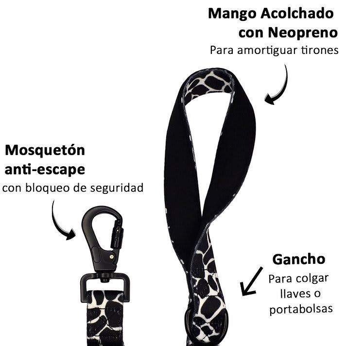 CORREA MASCOTA - PETLOUNGE - VAQUITA3