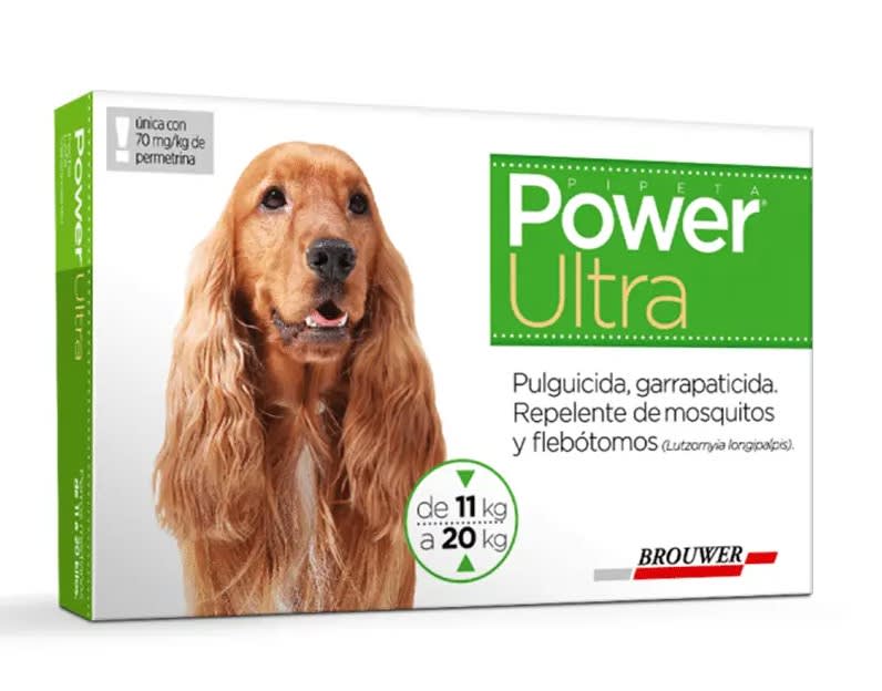 ANTIPARASITARIO EXTERNO PERRO - POWER ULTRA 0