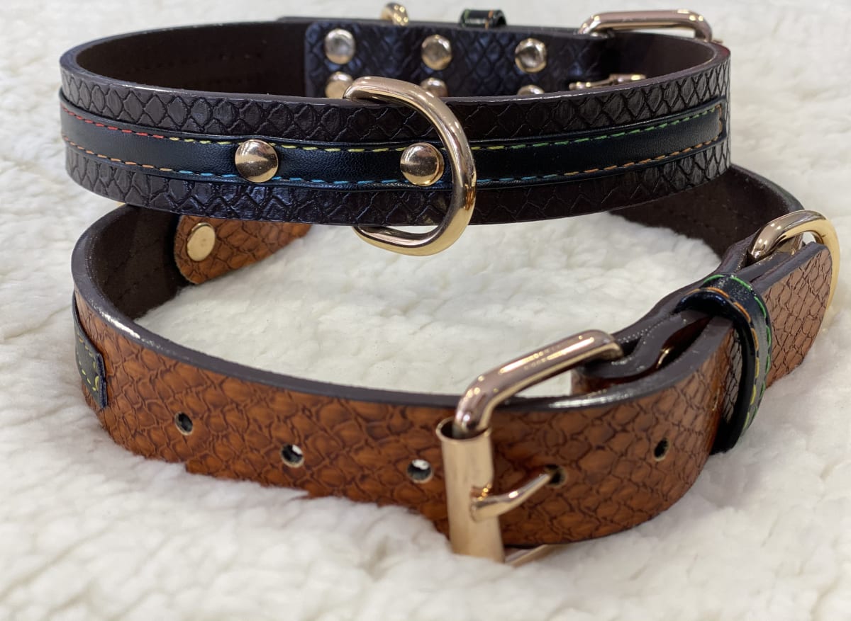 COLLAR PERRO - MARBEN PETS - ECOCUERO 0