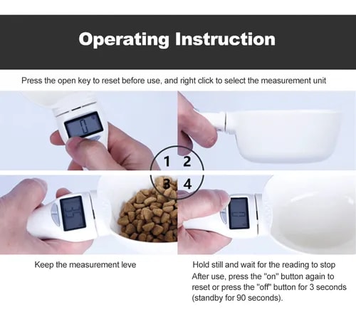 MEDIDOR ELECTRÓNICO COMIDA MASCOTA4