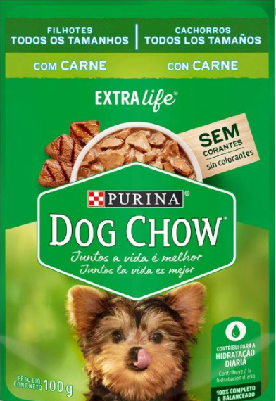 ALIMENTO HUMEDO PERRO - DOG CHOW - CACHORRO CARNE POUCH1