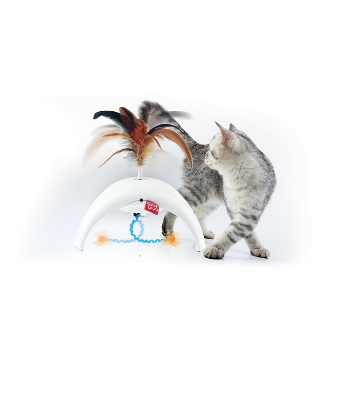 JUGUETE INTERACTIVO GATO -  PLUMAS CON SENSORES DE MOVIMIENTO3