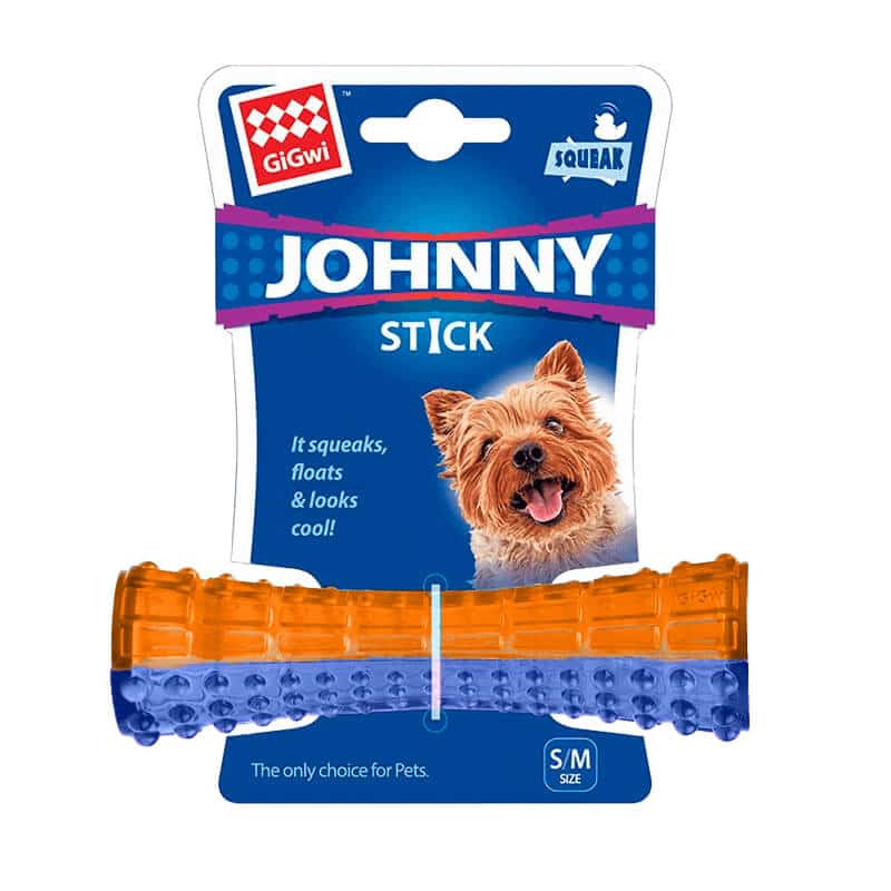 JUGUETE MASCOTA - GIGWI - JOHNNY STICK SQUAKER2