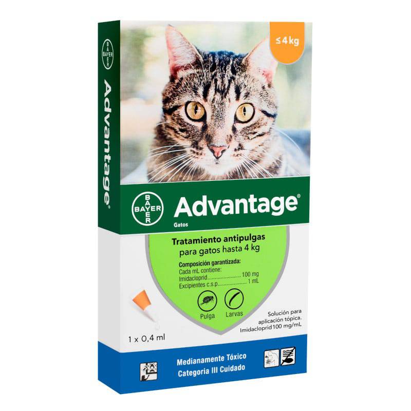 ADVANTAGE  - PIPETA ANTIPULGAS - GATO 0