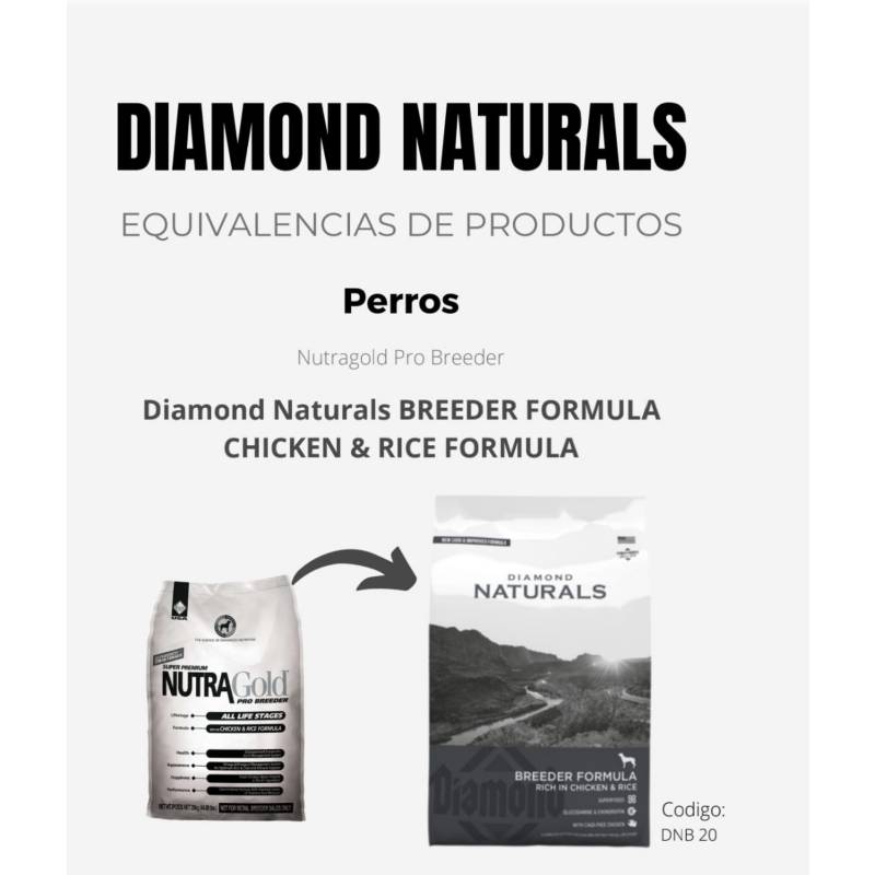 ALIMENTO PERRO - DIAMOND NATURALS - PRO BREEDER - EX NUTRA GOLD 0