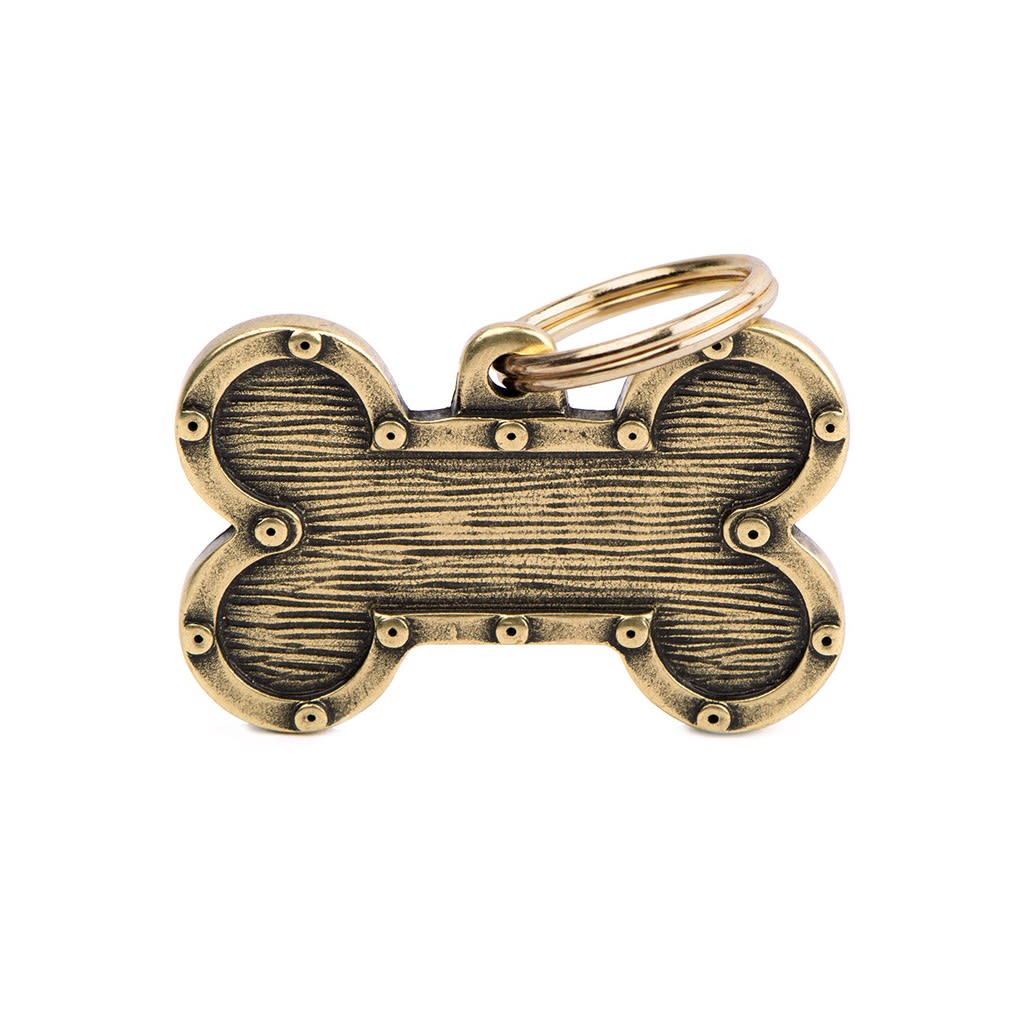 PLACA MASCOTA - MY FAMILY - BRONX FUTURISTIC ENGLISH BRASS 0