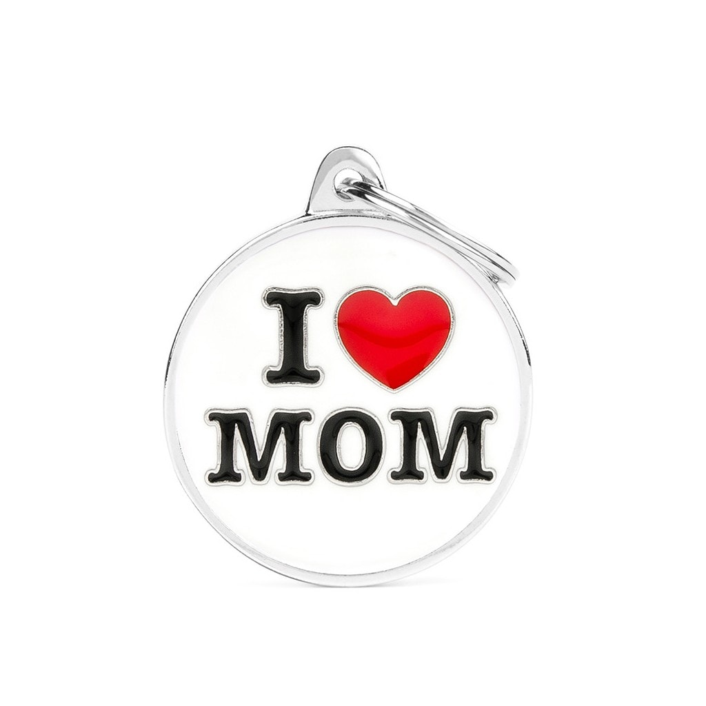 PLACA MASCOTA - MY FAMILY - CHARMS I LOVE MY MOM 0