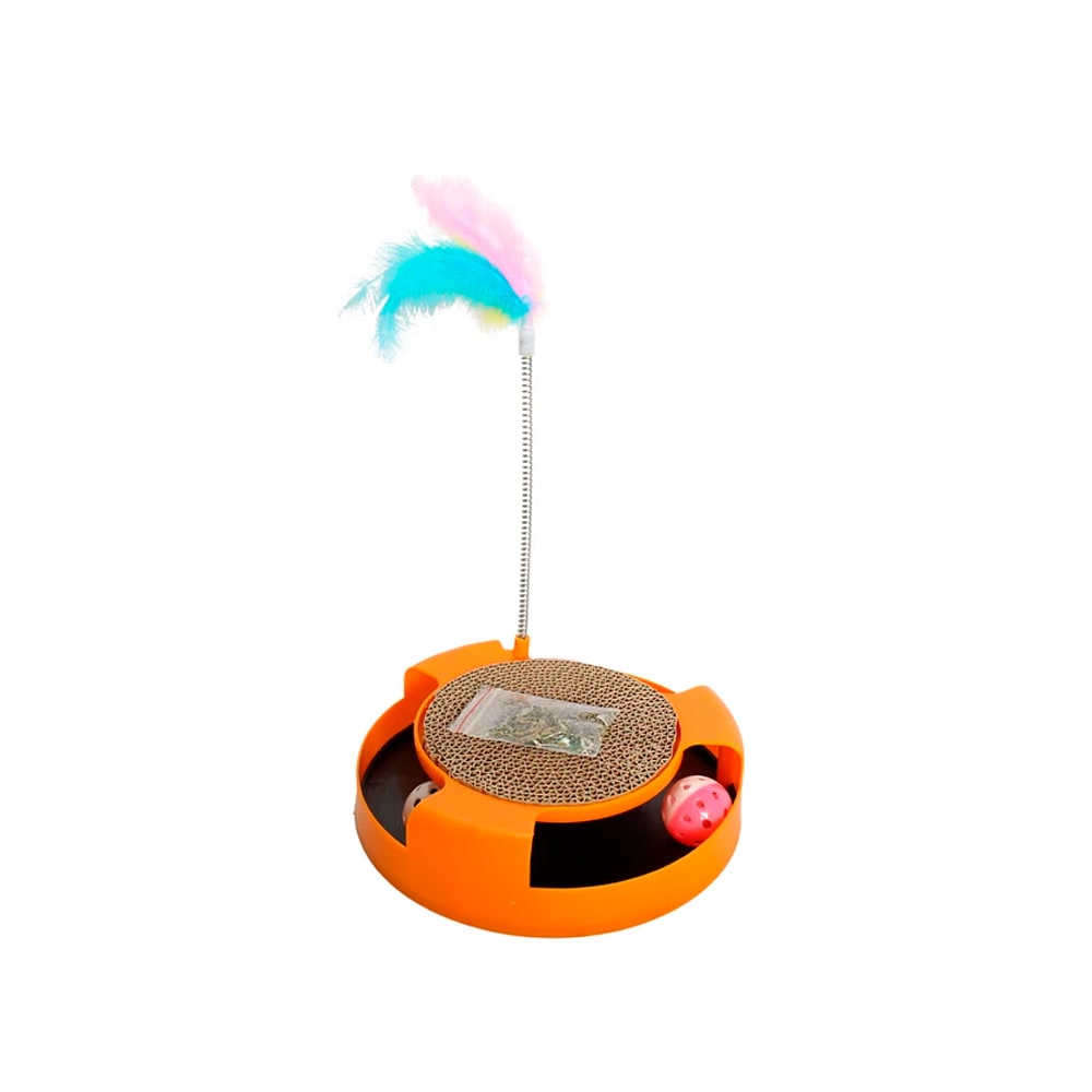 JUGUETE INTERACTIVO - WONDER CAT - RASCADOR INTERACTIVO CON PELOTA1