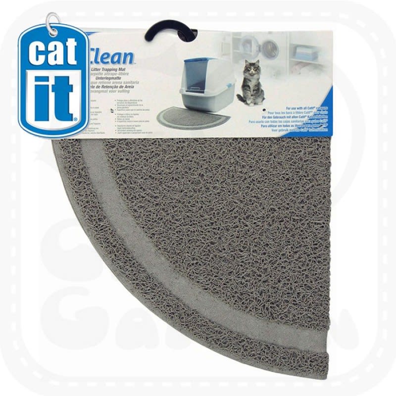 ALFOMBRA PARA BAÑO SANITARIO GATO - CATIT - GRIS1