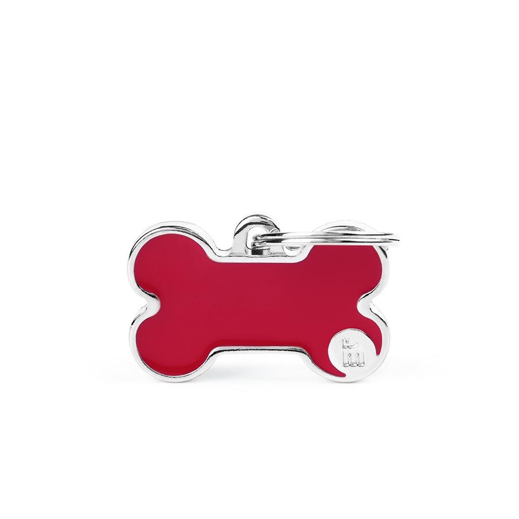 PLACA MASCOTA - MY FAMILY - BASIC HANDMADE RED BONE 0