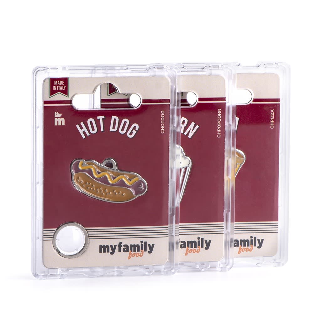 PLACA MASCOTA - MY FAMILY - FOOD HOT DOG3