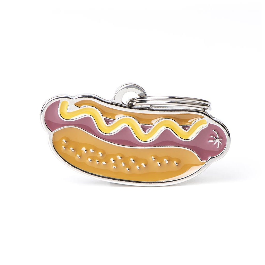 PLACA MASCOTA - MY FAMILY - FOOD HOT DOG 0