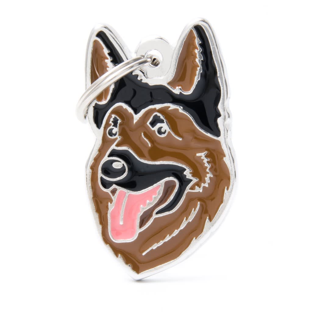 PLACA MASCOTA - MY FAMILY - FRIENDS GERMAN SHEPERD 0