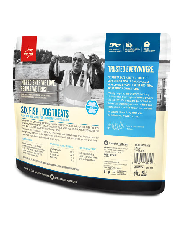 SNACK PERRO - ORIJEN - SIX FISH2