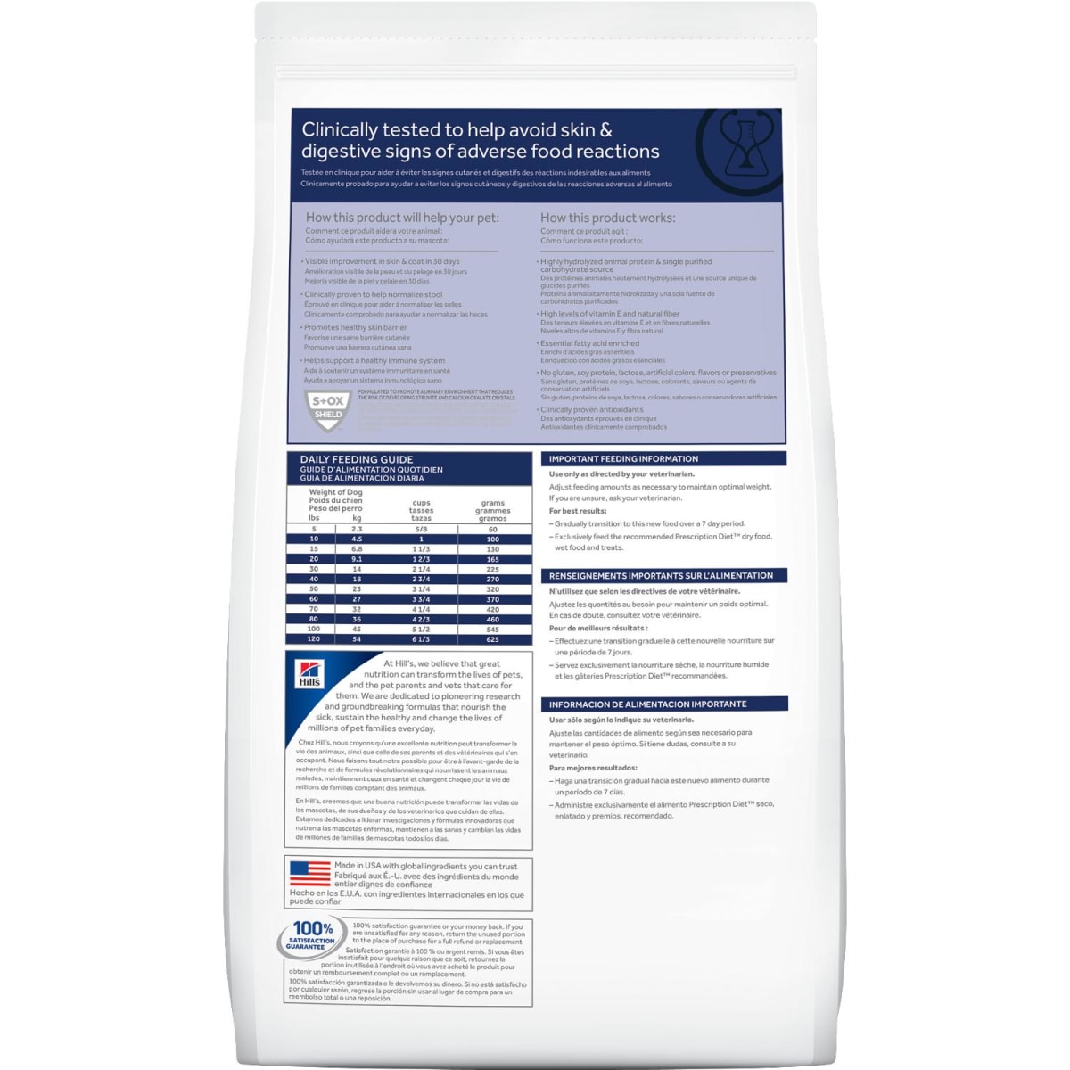 ALIMENTO PERRO - HILLS - PIELES SENSIBLES Y ALERGIAS ALIMENTARIAS Z/D2