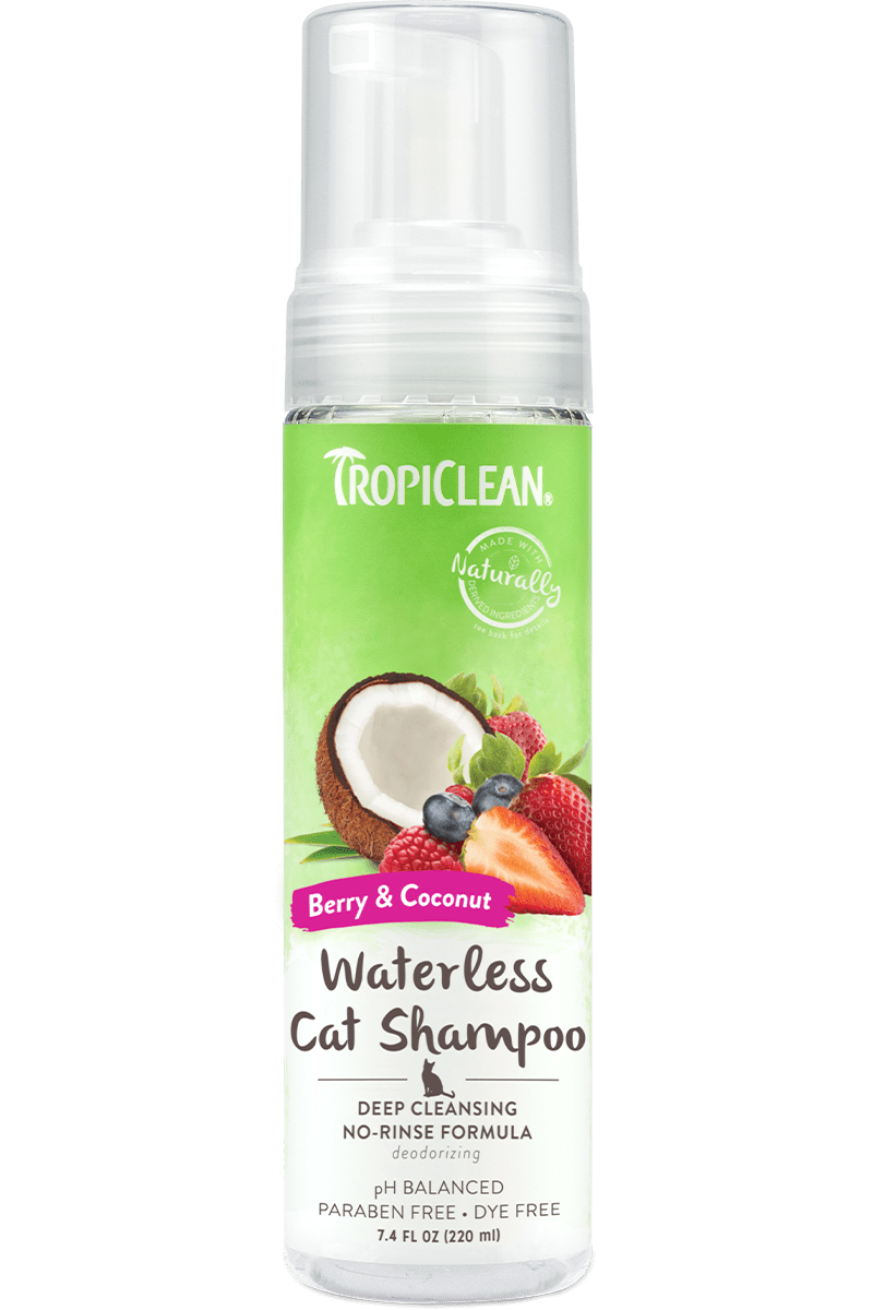 ASEO GATO TROPICLEAN SHAMPOO EN SECO Valdipets Ltda.